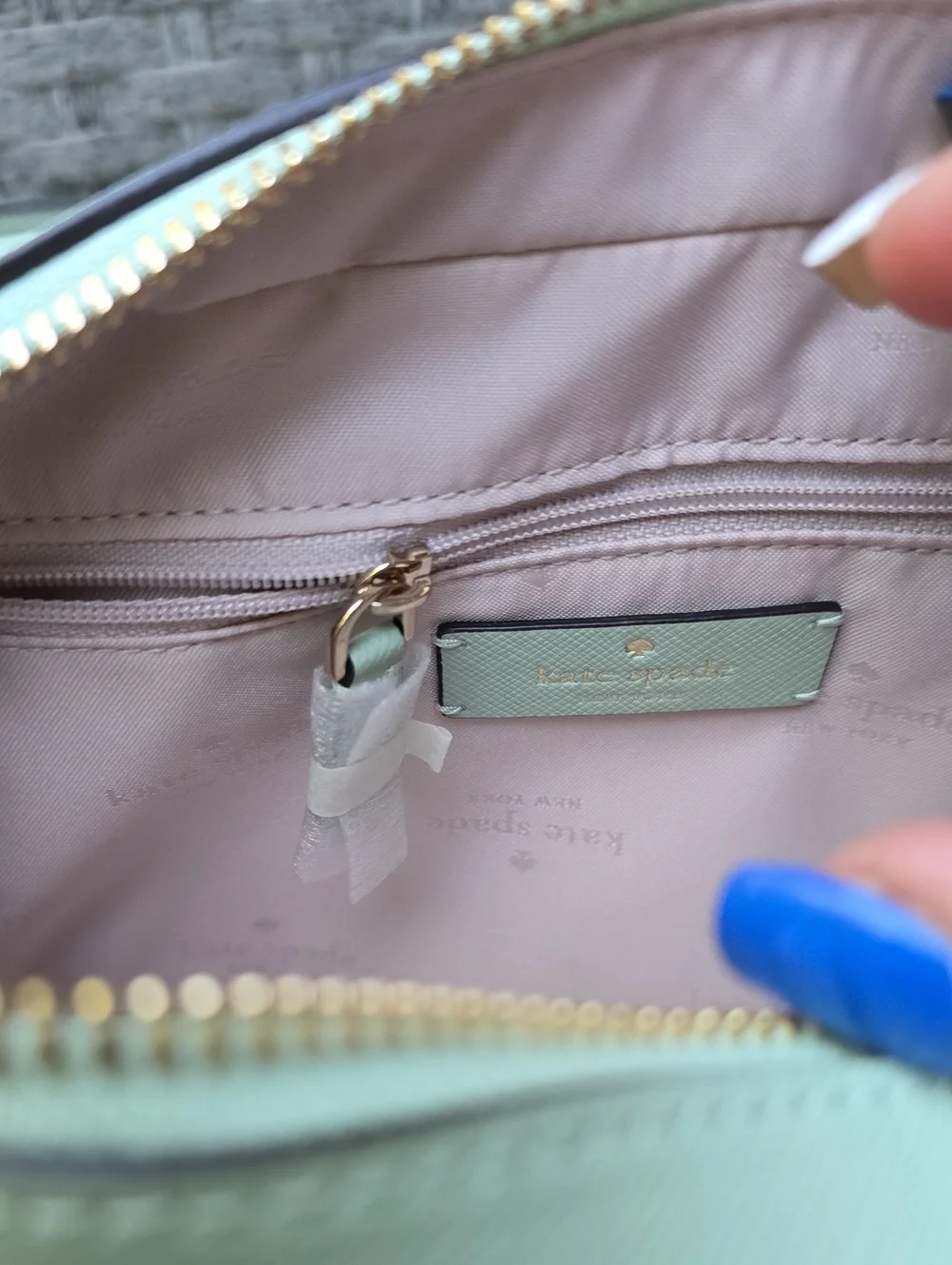 NWOT Kate Spade Pistachio Green Saffiano Crossbody Bag